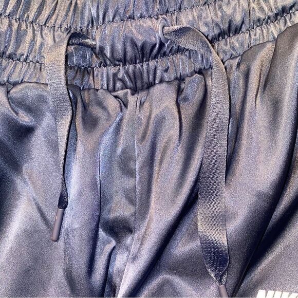 NIKE AIR Satin Court Jogger Pants Purple/Blue Women’s Size XS - Picture 9 of 12